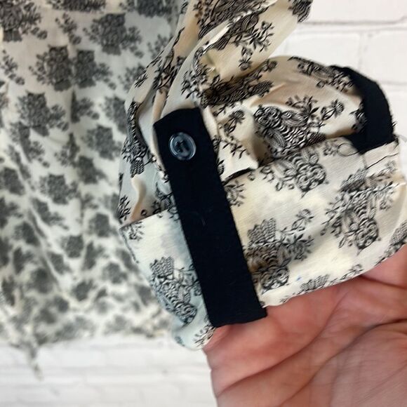 Anthropologie Owl Button Down Blouse - Picture 4 of 7